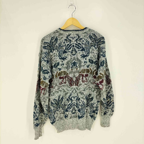 Michael gerald 総柄 コットンポリブレンド アクリルニット メンズ import:M