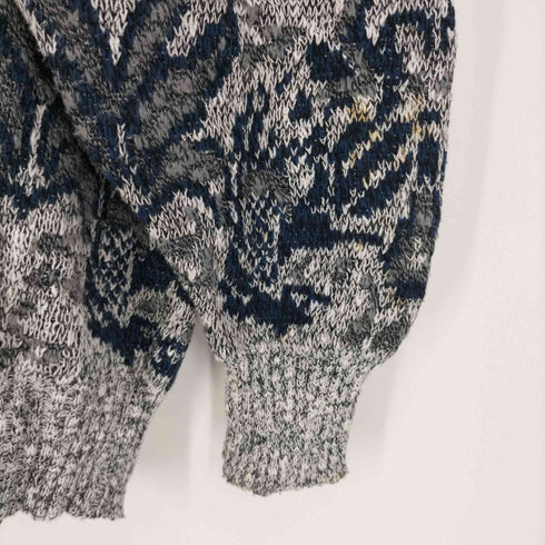 Michael gerald 総柄 コットンポリブレンド アクリルニット メンズ import:M