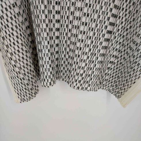 プリーツプリーズイッセイミヤケ PLEATS PLEASE ISSEY MIYAKE 20SS パンチング加工 透け S/Sトップス 裾スリット レイヤード レディース JPN:3