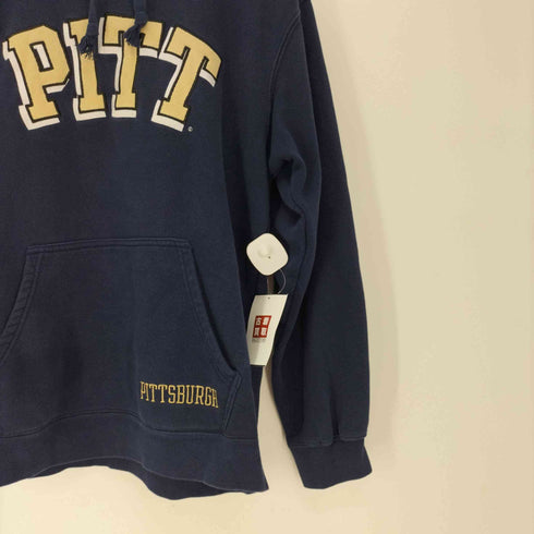 PITT 2重 刺繍 プルオーバー パーカー メンズ