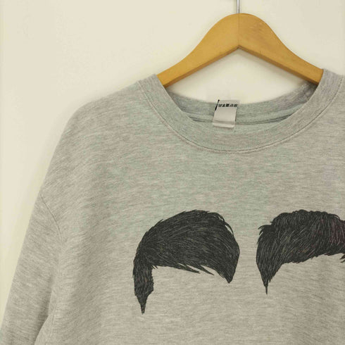 Dan & Phil Shop ヘアー プリント クルーネック スウェット メンズ import:XL