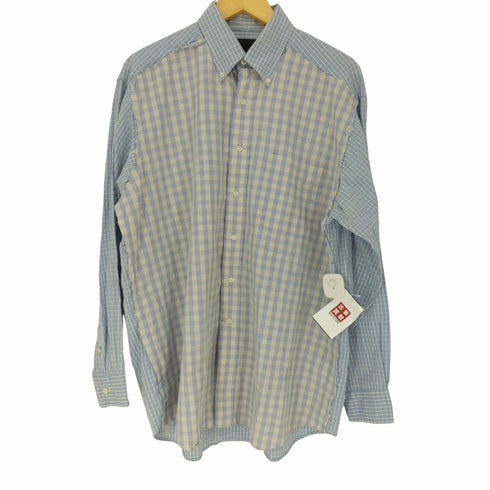 ウィエップ WEYEP REMAKE SHIRT チェック リメイク 切りっぱなし 切替 L/S シャツ メンズ FREE