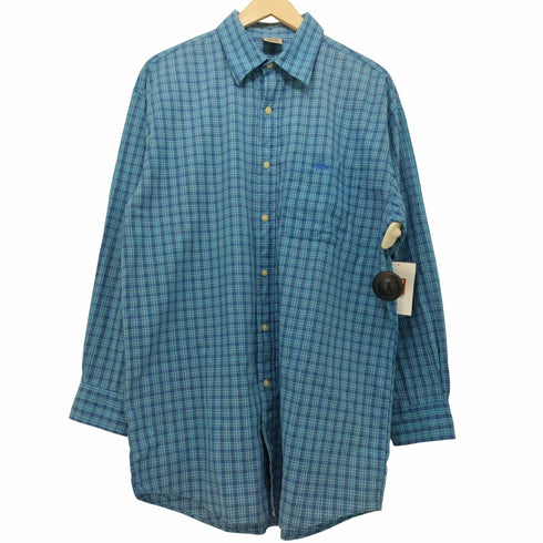 ステューシー Stussy 90s OLD 白タグ USA製 タータンチェック長袖シャツ メンズ JPN:L