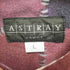 Astray Homme パッチワーク チェック プリント レギュラーカラー シャツ メンズ import:L
