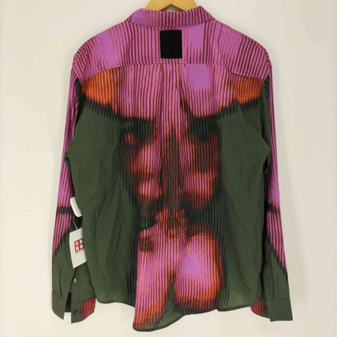 From The Street 総柄 ポリエステル L/S シャツ メンズ import:M