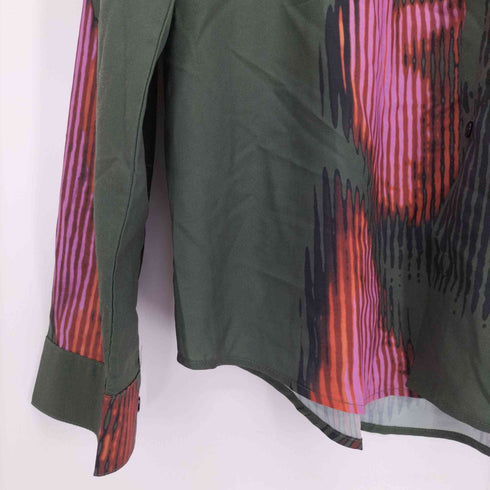 From The Street 総柄 ポリエステル L/S シャツ メンズ import:M