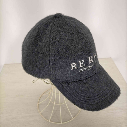 RE RHEE LOGO EMBROIDERED BASEBALL CAP レディース