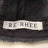 RE RHEE LOGO EMBROIDERED BASEBALL CAP レディース