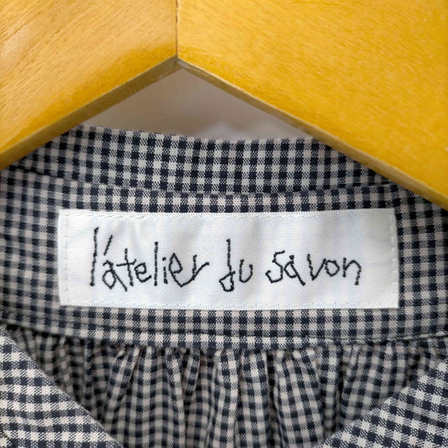 アトリエドゥサボン LATELIER DU SABON ギンガムチェック シャツワンピース レディース FREE