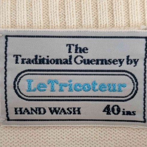 ルトリコチュール LE TRICOTEUR 半袖 コットンニット メンズ 40