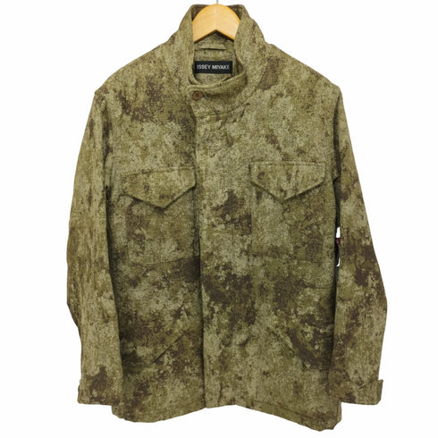 イッセイミヤケメン ISSEY MIYAKE MEN 2009AW Archive A-POC INSIDE M65 カモフラ フィールドジャケット メンズ JPN:2