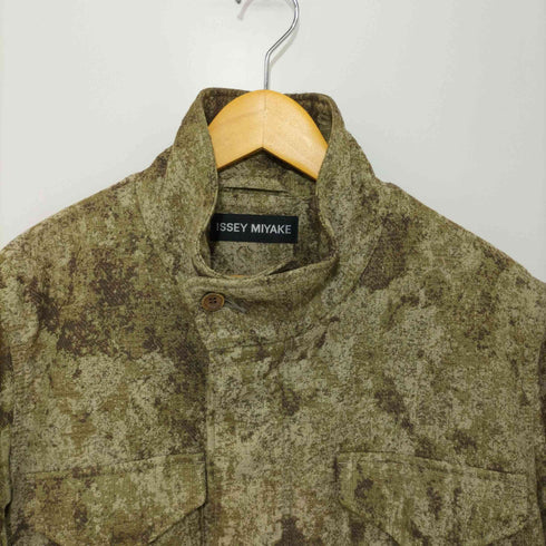 イッセイミヤケメン ISSEY MIYAKE MEN 2009AW Archive A-POC INSIDE M65 カモフラ フィールドジャケット メンズ JPN:2