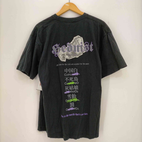 エージェムナイン A'GEM/9 メッセージプリント半袖Tシャツ メンズ FREE