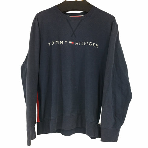 トミーヒルフィガー TOMMY HILFIGER フロントロゴ L/S クルーネックシャツ メンズ import:XL