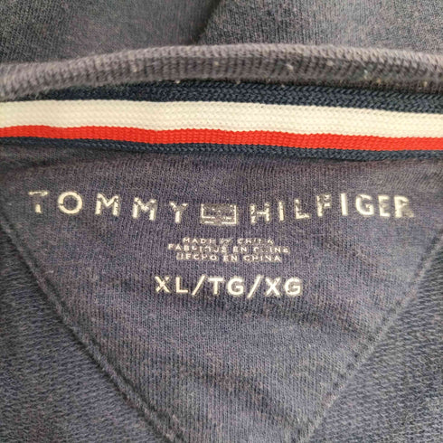 トミーヒルフィガー TOMMY HILFIGER フロントロゴ L/S クルーネックシャツ メンズ import:XL