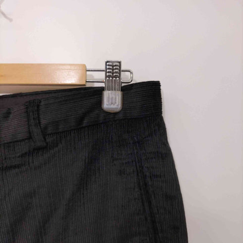 エンポリオアルマーニ EMPORIO ARMANI 00S イタリア製 レーヨン混 細畝コーデュロイ センタープレスワイドスラックス メンズ