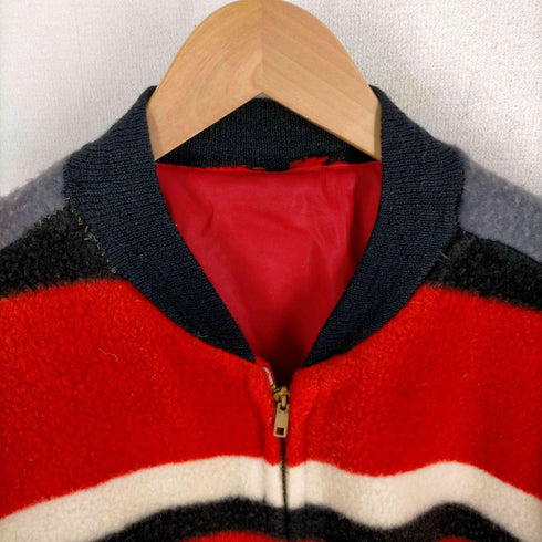 50s-60s 棒TALON フリースジップブルゾン メンズ