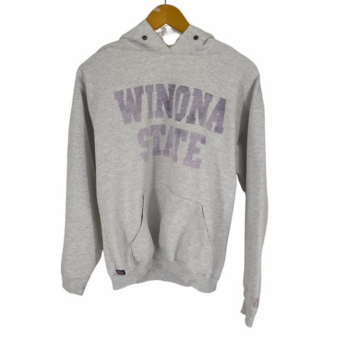 フルギ THE COTTON EXCHANGE MADE IN USA WINONA STATE UNIVERSITY カレッジ染み込みプリントプルオーバーパーカー メンズ JPN:M