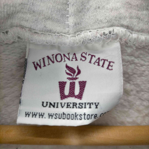 フルギ THE COTTON EXCHANGE MADE IN USA WINONA STATE UNIVERSITY カレッジ染み込みプリントプルオーバーパーカー メンズ JPN:M