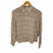 ジョーンズニューヨーク JONES NEW YORK シルク100% 総柄オープンカラーシャツ レディース 8