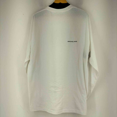 グローブランド GROVELAND フロントプリント L/S Tシャツ メンズ import:XL