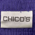 CHICO'S 漢字柄 プリーツ加工シャツ レディース 1