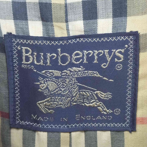 バーバリーズ BURBERRYS イングランド製 ダブルトレンチコート 裏地ノバチェック メンズ