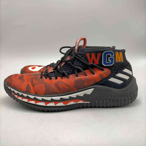 アベイシングエイプ A BATHING APE DAME 4 BAPE PACK RED デイム コラボ スニーカー メンズ JPN:25.5