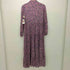 ザラ ZARA 花柄フレアロングシャツワンピース レディース import:XS