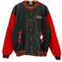 フルーツオブザルーム FRUIT OF THE LOOM SUPER COTTON STEAK-OUT 企業ロゴ 肉厚スウェット スタジャン メンズ import:L