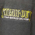フルーツオブザルーム FRUIT OF THE LOOM SUPER COTTON STEAK-OUT 企業ロゴ 肉厚スウェット スタジャン メンズ import:L