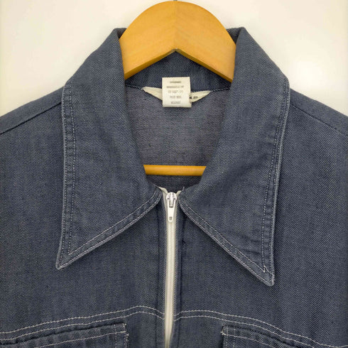 グッドイヤー GOOD YEAR USA製 RACING APPAREL シャンブレーブルゾン デニムブルゾン メンズ import:XL