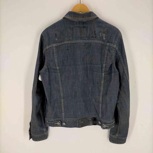 ジースターロー G-STAR RAW ペイントデニムジャケット denim SL メンズ import:L