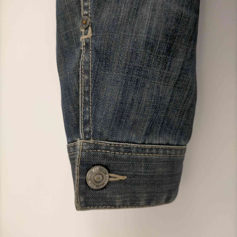 ジースターロー G-STAR RAW ペイントデニムジャケット denim SL メンズ import:L