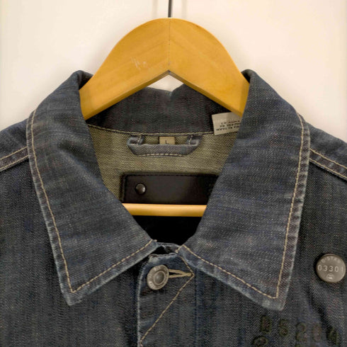 ジースターロー G-STAR RAW ペイントデニムジャケット denim SL メンズ import:L