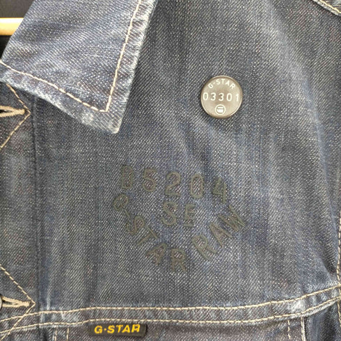 ジースターロー G-STAR RAW ペイントデニムジャケット denim SL メンズ import:L