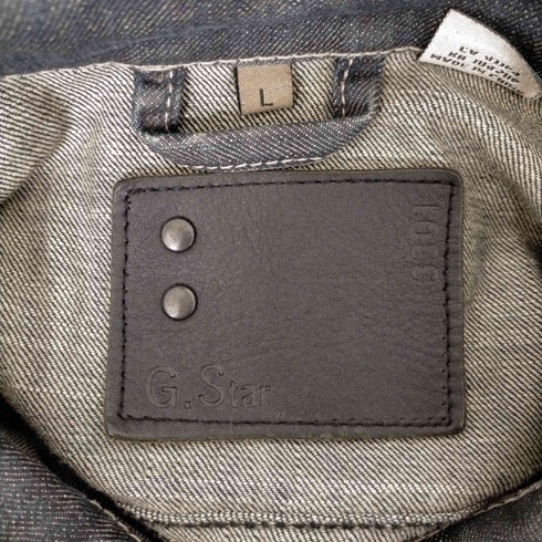 ジースターロー G-STAR RAW ペイントデニムジャケット denim SL メンズ import:L