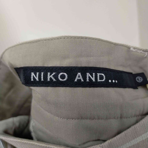 ニコアンド Niko and... ワンタックリネン混パンツ レディース M
