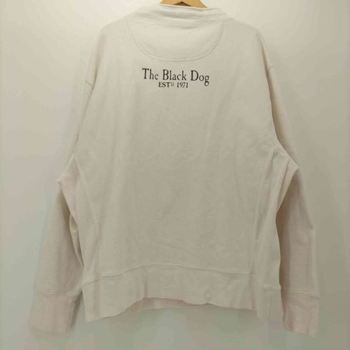 THE BLACK DOG 刺しゅう ヘビーウェイト スウェット メンズ
