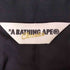 アベイシングエイプ A BATHING APE 裏地カモフラ エイプヘッド エンブレム刺繍 金ボタン ブレザー リネン コットン テーラードジャケット メンズ JPN:M