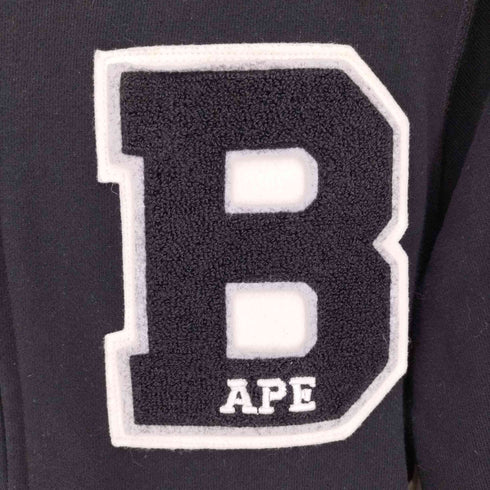 アベイシングエイプ A BATHING APE Full Zip Hoodie Bワッペン ASNKA バック アップリケ 刺繍 ジップアップ パーカー メンズ JPN:M