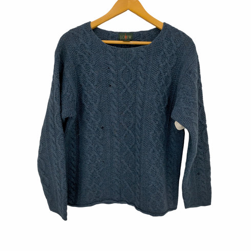 ジェイクルー J.CREW 90S 巨人タグ ケーブル編みウールニット メンズ import:S