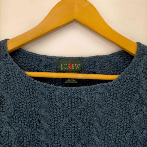 ジェイクルー J.CREW 90S 巨人タグ ケーブル編みウールニット メンズ import:S