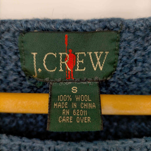 ジェイクルー J.CREW 90S 巨人タグ ケーブル編みウールニット メンズ import:S