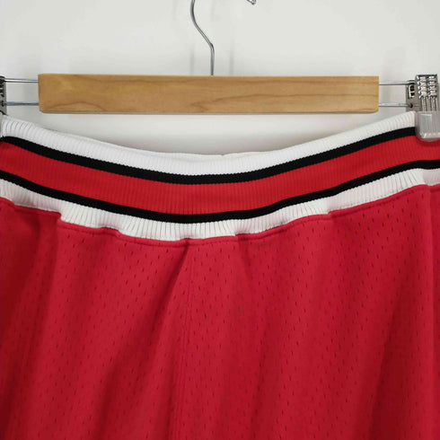 ミッチェルアンドネス mitchell&ness チームロゴワッペン ゲームパンツ Swingman shorts メンズ 48(XL)