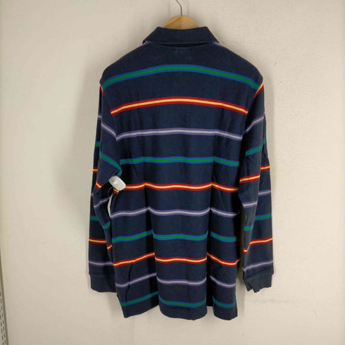 ブルックスブラザーズ BROOKS BROTHERS ボーダー柄長袖ポロシャツ メンズ JPN:M