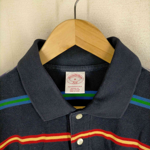 ブルックスブラザーズ BROOKS BROTHERS ボーダー柄長袖ポロシャツ メンズ JPN:M