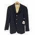 ミスターベイシングエイプ MR.BATHING APE モヘア シルク 混 金ボタン 紺ブレ 3B テーラードジャケット メンズ JPN:48