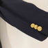 ミスターベイシングエイプ MR.BATHING APE モヘア シルク 混 金ボタン 紺ブレ 3B テーラードジャケット メンズ JPN:48