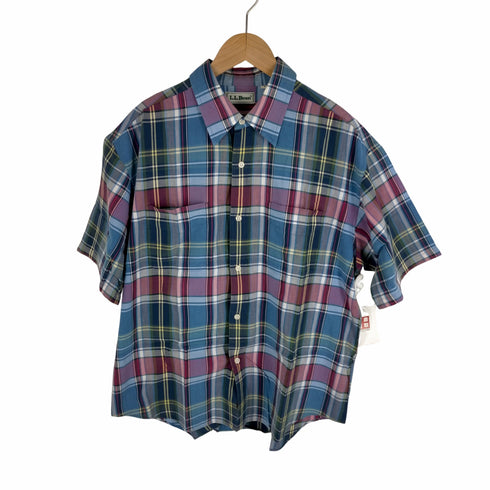 エルエルビーン L.L.Bean 70s-80s復刻 チェック柄半袖シャツ メンズ JPN:L